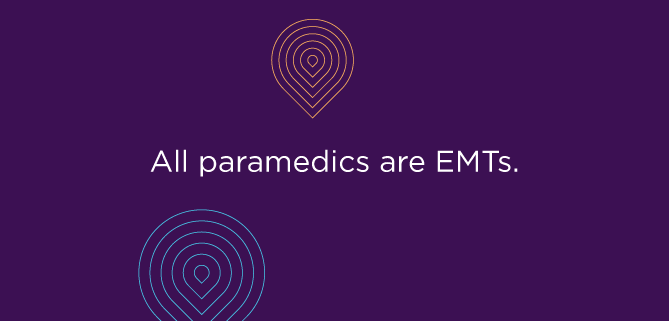 All paramedics are EMTs.